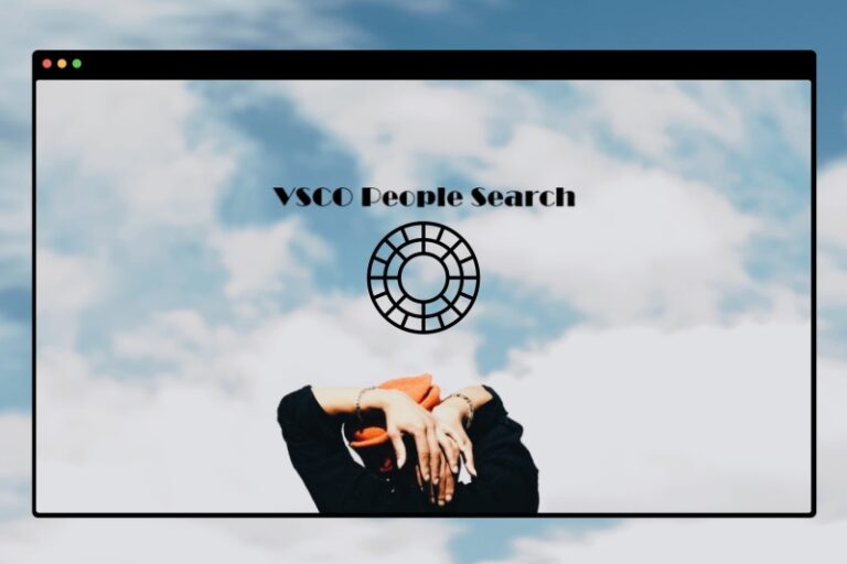 How to use vsco people search Feature?
