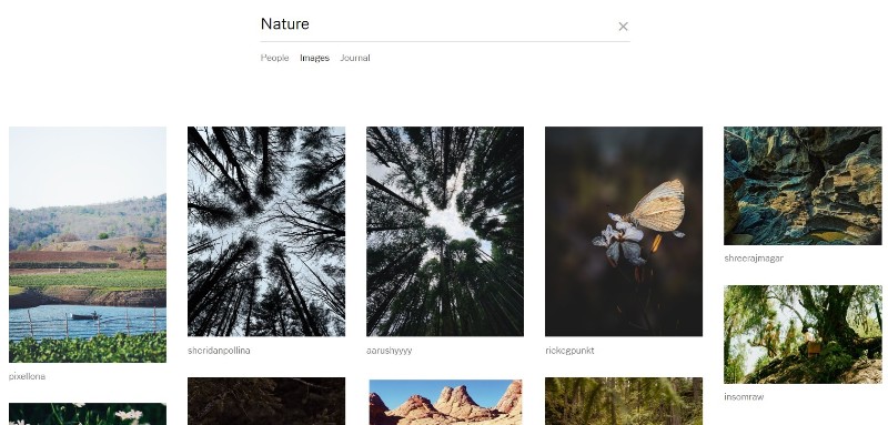 Vsco Images search